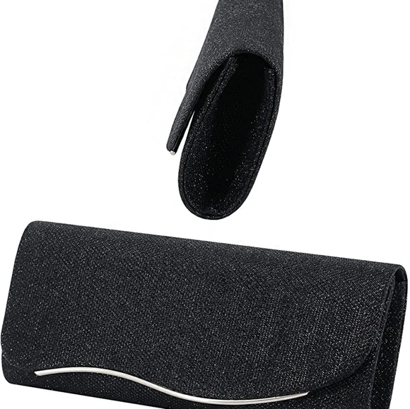 🔥 Flap Dazzling Small Clutch Bag Evening Bag With - Picture 4 of 7